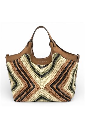 Borsa Gianni Chiarini in paglia intrecciatacolore naturale. GIANNI CHIARINI | 12189-VAR.WILLOW